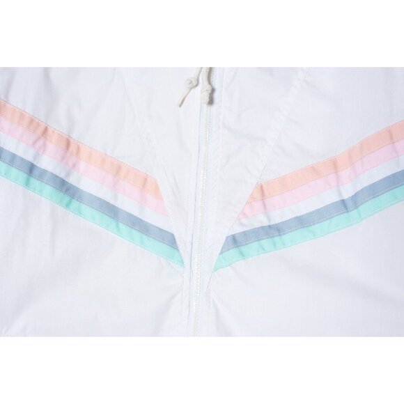 Vintage 80s Niccolini Womens Size Small Retro Windbreaker Jacket Pastel - Picture 5 of 10